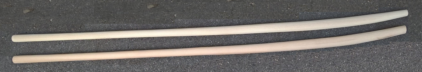 Ladegabelstiele der Wagnerei Reheis.